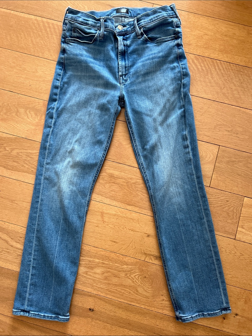 MOTHER Mid Rise Dazzler Ankle Jeans We The Animals Size 29